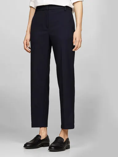 Tommy Hilfiger dámské tmavě modré kalhoty WW0WW39723 36