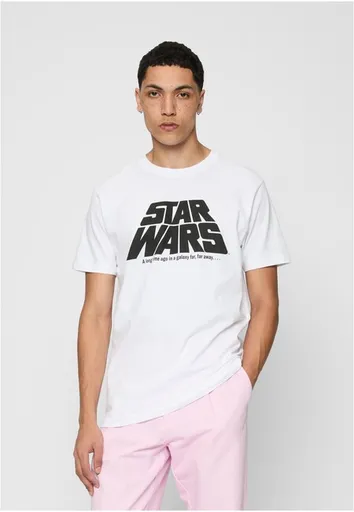 Mr. Tee Star Wars Original Logo Tee white - XS