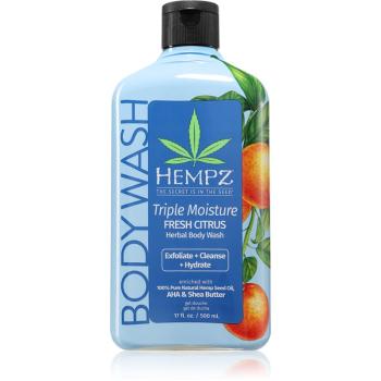 HEMPZ Triple Moisture sprchový gel na tělo 500 ml