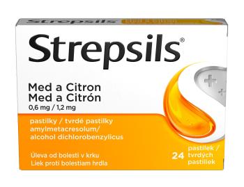 Strepsils Med a citron 24 pastilek