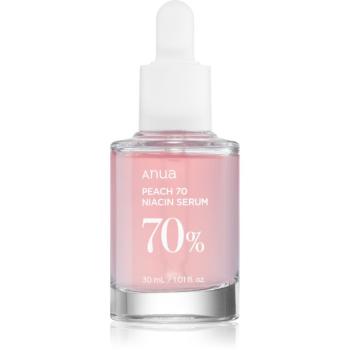 Anua Peach 70% Niacin Serum rozjasňující hydratační sérum na rozšířené póry a vrásky 30 ml