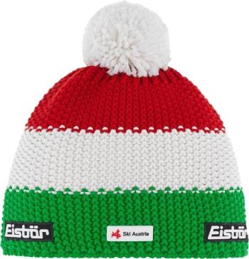 Eisbär Star Pompon SKA Beanie Green/White/Red UNI Čepice