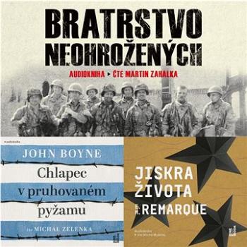 Výběr audioknih s válečnou tématikou (dokument, klasika a současný román) za výhodnou cenu