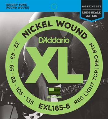 D'Addario EXL165-6 Struny pro 6-strunnou baskytaru