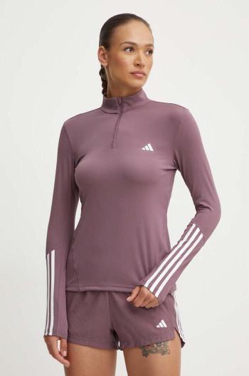 Tréninková mikina adidas Performance Hyperglam fialová barva, s potiskem, IX3222