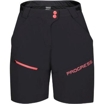 PROGRESS GENIA BIKE SHORTS Dámské cyklistické šortky, černá, velikost