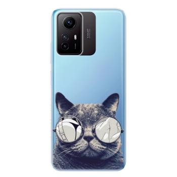 Odolné silikonové pouzdro iSaprio - Crazy Cat 01 - Xiaomi Redmi Note 12S