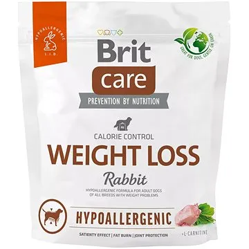 Brit Care Dog Hypoallergenic s králičím Weight Loss 1 kg (8595602559183)