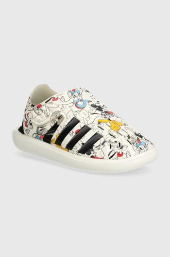 Dětské sandály adidas WATER SANDAL MICKEY C bílá barva