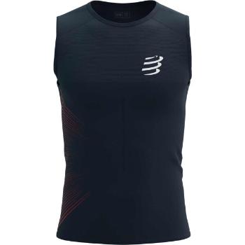 Compressport PERFORMANCE TANK M Férfi ujjatlan felső futáshoz, fekete, méret
