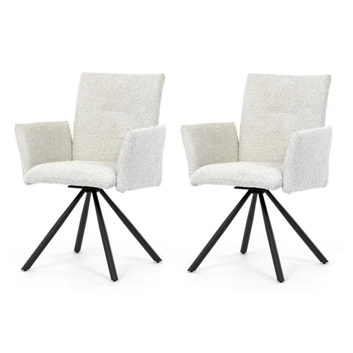 Sada jídelních židlí s vratným mechanismem DCH-W1117 CRM2, 2 ks