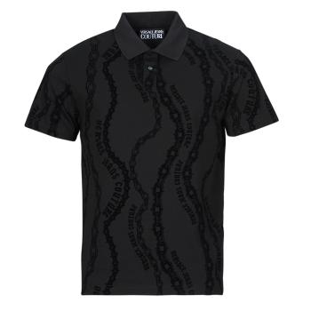 Versace Jeans Couture  POLO77GAG6R0  Polokošele s krátkym rukávom Čierna