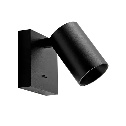 Light Impressions Deko-Light nástěnné přisazené svítidlo - Can Tilt hranaté USB, 1x 7,5 W GU10, černá 341340