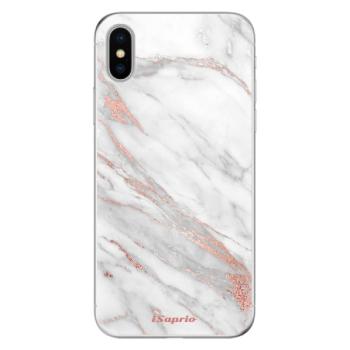 Odolné silikonové pouzdro iSaprio - RoseGold 11 - iPhone X