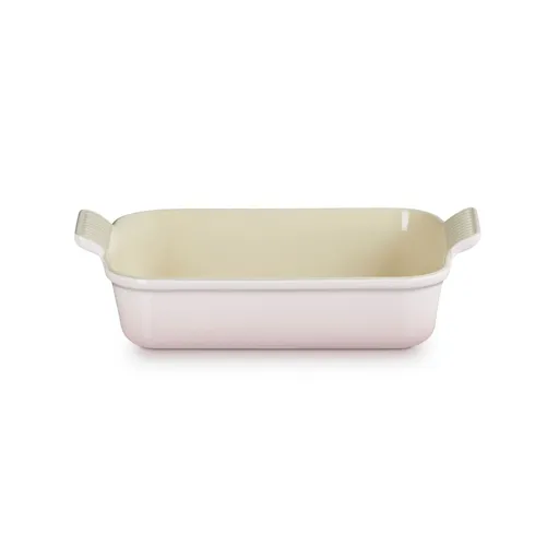 Zapékací mísa HERITAGE 26 cm, 2,4 l, SHELL PINK, kamenina, Le Creuset