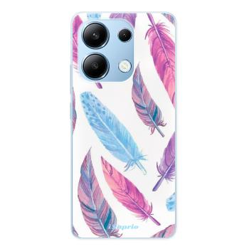 Odolné silikonové pouzdro iSaprio - Feather Pattern 10 - Xiaomi Redmi Note 13