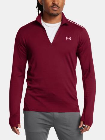 Under Armour UA Vanish CW 1/4 Zip Triko Červená