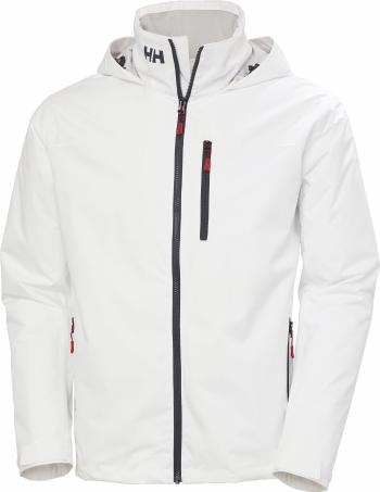 Helly Hansen Bunda Men's Crew Hooded Midlayer Sailing Jacket 2.0 White M