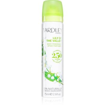 Yardley Lily Of The Valley tělový sprej pro ženy 75 ml