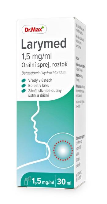 Dr. Max Larymed 1,5 mg/ml orální sprej 30 ml