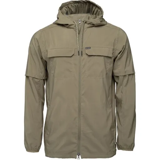 Columbia SKIEN VALLEY HOODED LS SHIRT Pánská bunda, khaki, velikost