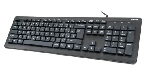 Hama voděodolná klávesnice KC-600, kabelová, černá