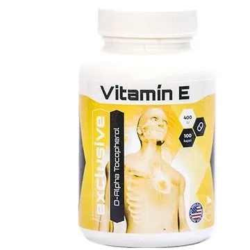 Vitamín E 400 IU přírodní, 100 kapslí  (23760)