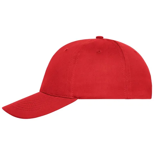 Myrtle Beach (Daiber) 6 panelová kšiltovka z bio bavlny MB6236 - Červená