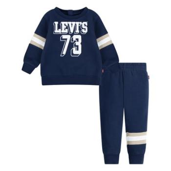 Úpletová souprava Levi's® VARSITY Jogger Set - Dress Blues