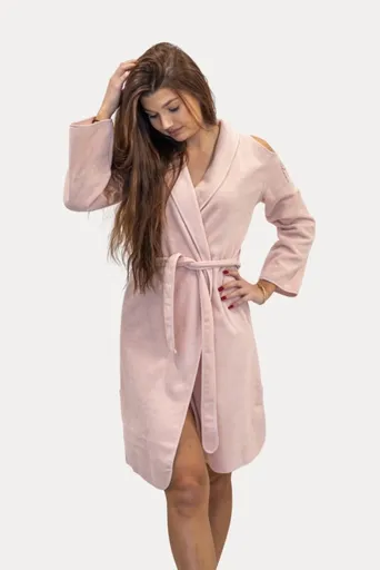 Dámský krátký župan GLORIA S Starorůžová