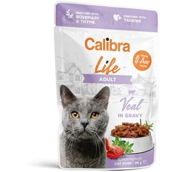 Calibra Cat Life kapsička adult veal in gravy 85 g (8595706700832)