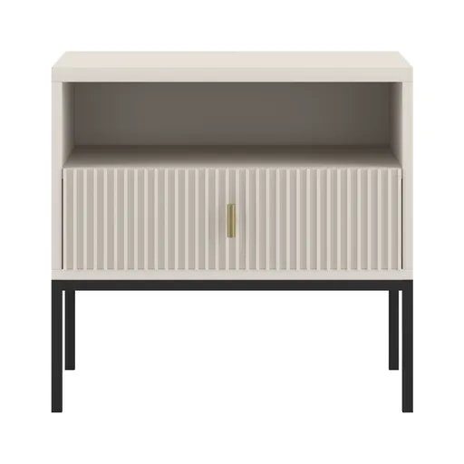 Noční stolek MAGIRA, krémová