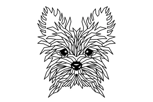 Vsepropejska Jorkšírský teriér 3 dřevěná dekorace na zeď Rozměr (cm): 38 x 32