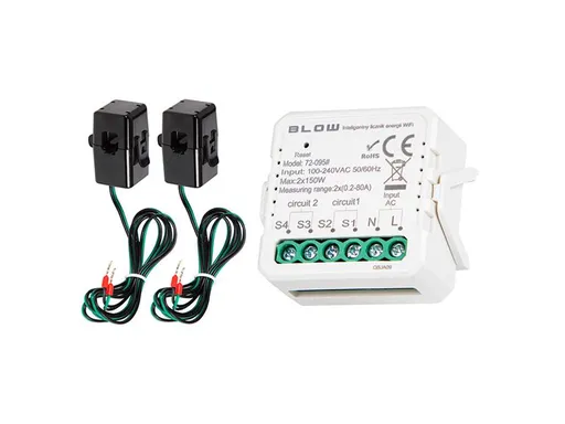 Smart meřič spotřeby BLOW 72-095 WiFi Tuya - zánovní / lehké oděrky