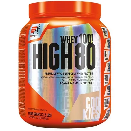 EXTRIFIT HIGH WHEY 80 1000 G Protein, , velikost 1 KG