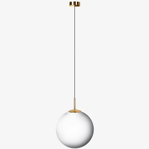 LUCIS závěsné svítidlo POLARIS ZKS 62,8W LED 4000K sklo mosaz opál ZKS.P8.400.84M DALI2 DALI