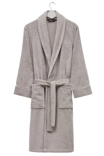 Modalový unisex župan DELUXE XL Světle šedá