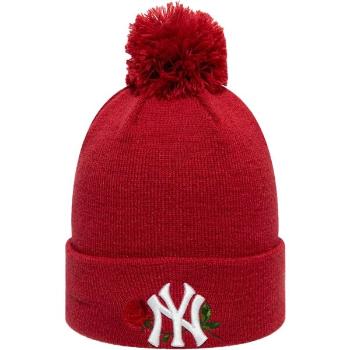 New Era MLB TWINE BOBBLE KNIT KIDS NEW YORK YANKEES Dívčí zimní čepice, červená, velikost