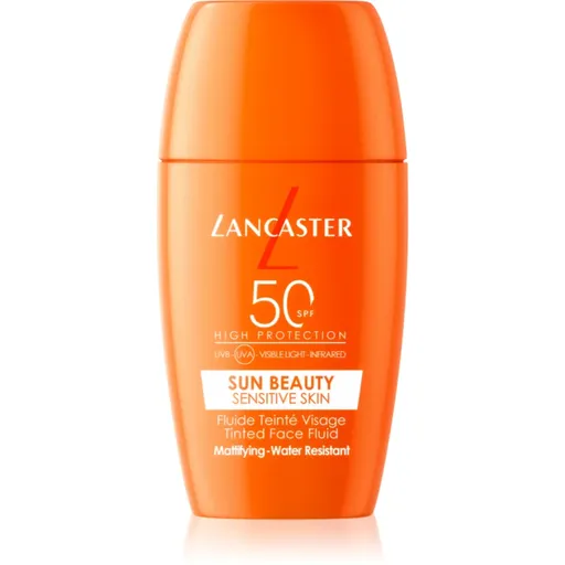 Lancaster Sun Sensitive Tinted Mattifying Fluid zmatňující emulze voděodolná SPF 50 30 ml