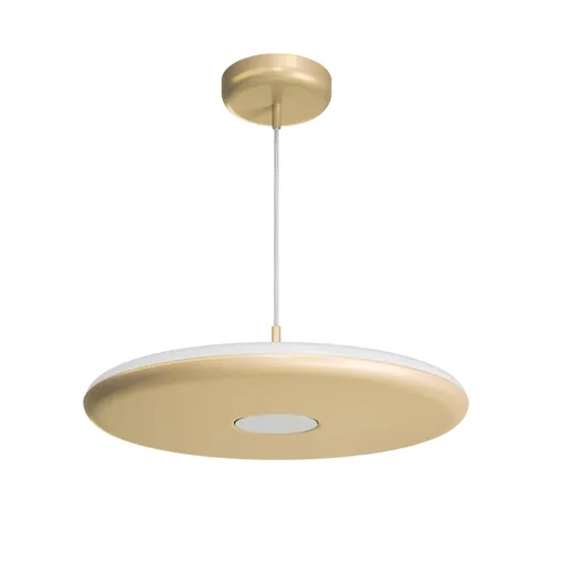 OSMONT ZET60090 ZETA ST2 PF závěsné plastové svítidlo zlatá / bílá IP40 3000 K 38W LED