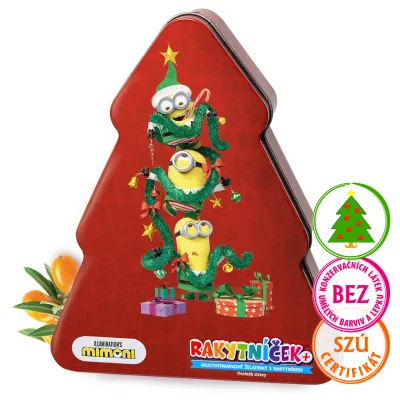 RAKYTNÍČEK+ želatinky - Vánoční stromeček Mimoni