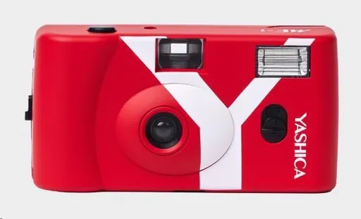 YASHICA MF-1 Snapshot Art Camera (Red) - analogový fotoaparát