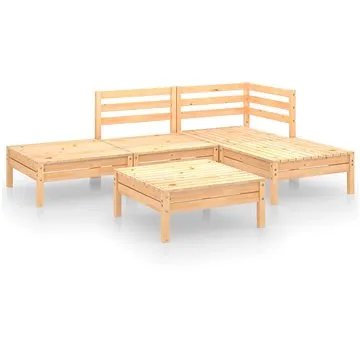 5dílná zahradní sedací souprava masivní borovice, 3082622 (3082622)