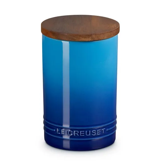Dóza na potraviny SIGNATURE 770 ml, AZURE, kamenina, Le Creuset