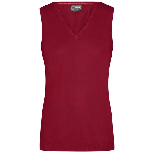 James & Nicholson (Daiber) Dámský svetr bez rukávů JN656 - Bordeaux | L