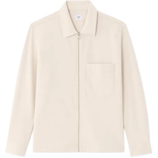 CELIO NATWILZIP Pánská overshirt košile, béžová, velikost