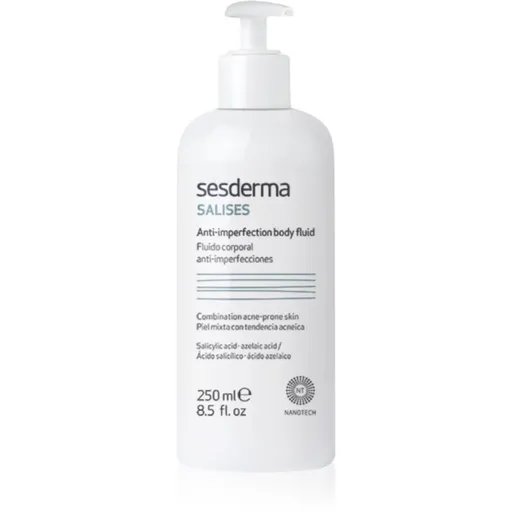 Sesderma Salises Anti-Imperfection Body Fluid tělové mléko proti akné 250 ml