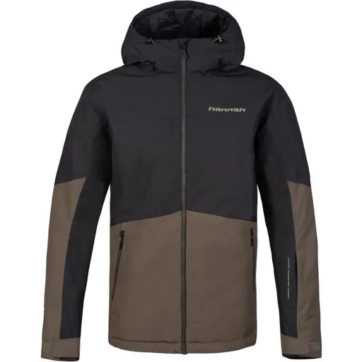 Hannah REDCLIF Pánská lyžařská bunda, černá, velikost XXXL