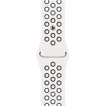 Apple Watch 41mm sněhobílo-černý sportovní řemínek Nike (MPGK3ZM/A)
