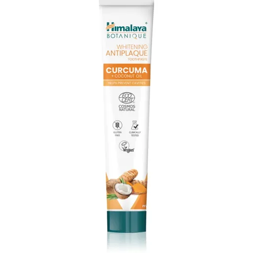 Himalaya Herbals Whitening Antiplaque Curcuma & Coconut Oil pasta proti zubnímu plaku a pro zdravé dásně 75 ml